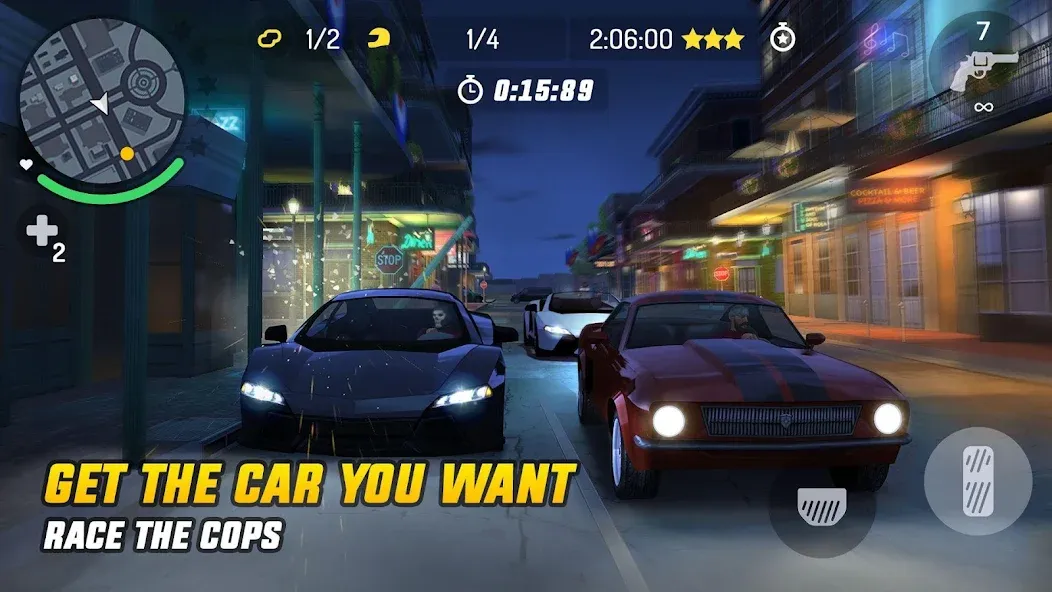 Gangstar New Orleans — взломанная версия, Безлимитные деньги и патроны — скриншот 3 Gangstar New Orleans — взломанная версия, Безлимитные деньги и патроны — скриншот 3