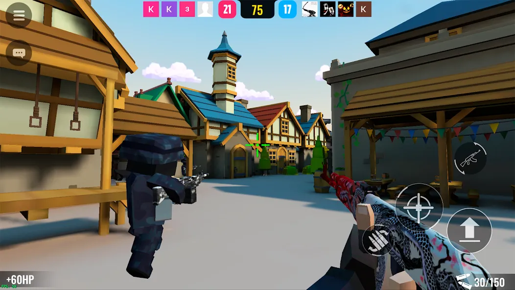 BLOCKFIELD — 5v5 PvP Shooter — скачать мод: Безлимитные патроны и открыто оружие — скриншот 1 BLOCKFIELD — 5v5 PvP Shooter — скачать мод: Безлимитные патроны и открыто оружие — скриншот 1