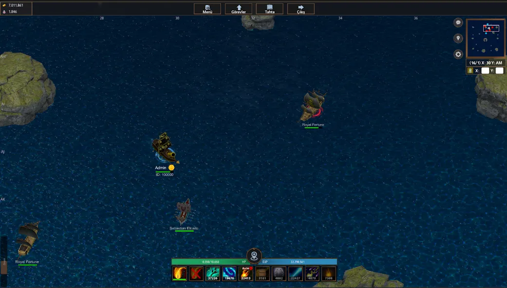 Battle of Sea: Pirate Fight (Мод: Безлимитные ресурсы и мощные корабли) — скачать на Андроид — скриншот 1 Battle of Sea: Pirate Fight (Мод: Безлимитные ресурсы и мощные корабли) — скачать на Андроид — скриншот 1