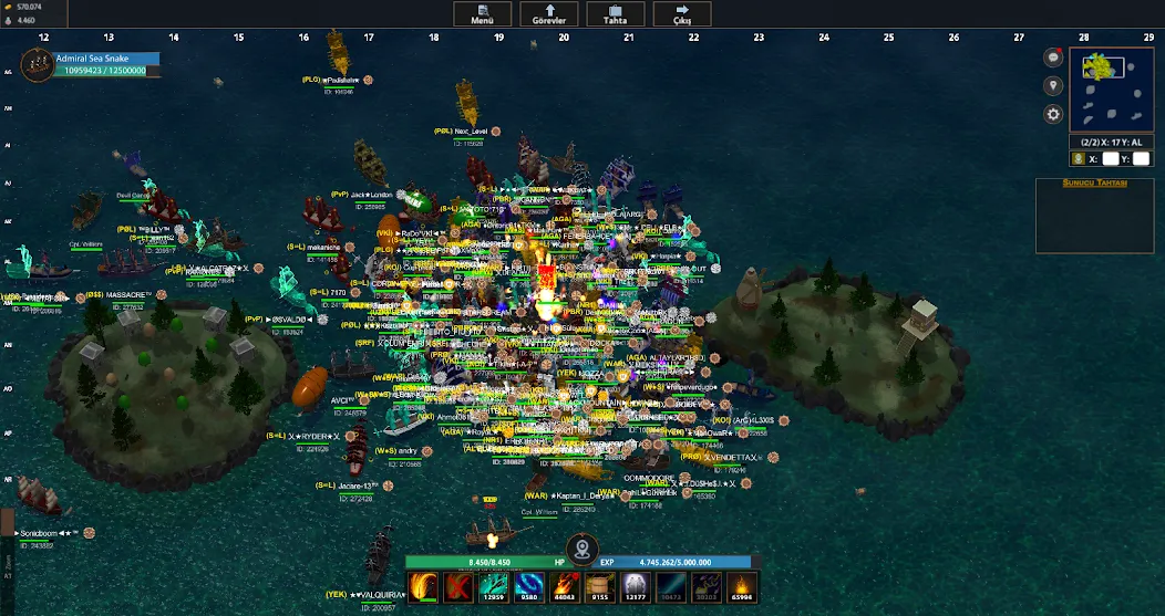 Battle of Sea: Pirate Fight (Мод: Безлимитные ресурсы и мощные корабли) — скачать на Андроид — скриншот 3 Battle of Sea: Pirate Fight (Мод: Безлимитные ресурсы и мощные корабли) — скачать на Андроид — скриншот 3