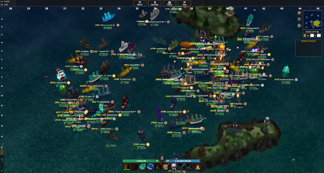 Battle of Sea: Pirate Fight (Мод: Безлимитные ресурсы и мощные корабли) — скачать на Андроид — скриншот 5 Battle of Sea: Pirate Fight (Мод: Безлимитные ресурсы и мощные корабли) — скачать на Андроид — скриншот 5