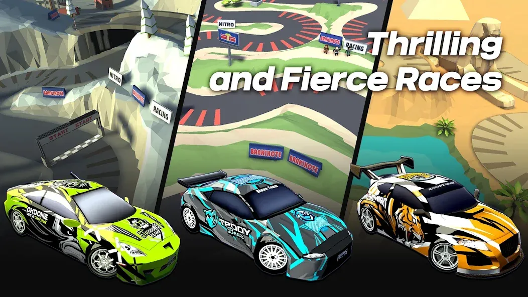Скачать взлом Drift Rally Boost ON — Безлимитные деньги и нитро — скриншот 4