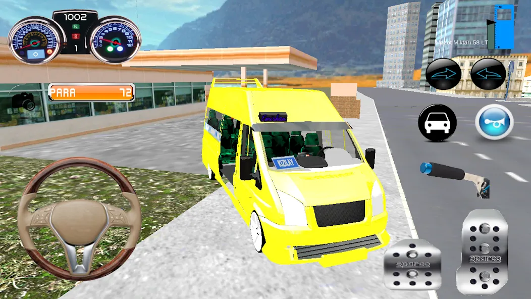 Minibüs Şoförü — Безлимитные деньги и топливо, скачать мод APK — скриншот 4