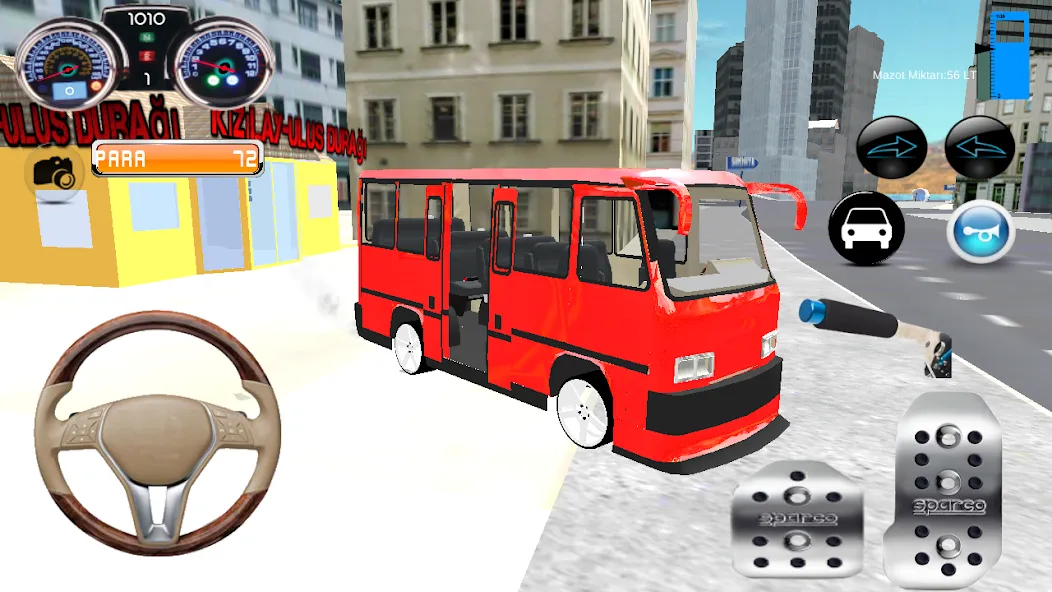 Minibüs Şoförü — Безлимитные деньги и топливо, скачать мод APK — скриншот 5
