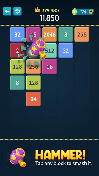 1M - Merge Number Block Puzzle — взломанная версия, Безлимитные деньги и подсказки — скриншот 3 1M - Merge Number Block Puzzle — взломанная версия, Безлимитные деньги и подсказки — скриншот 3