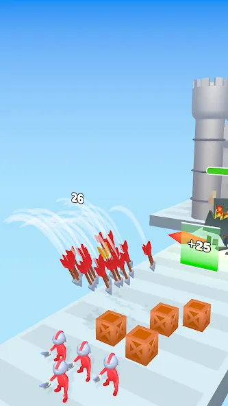 Flippy Arrow MOD APK: Больше стрел и бонусов — скриншот 1