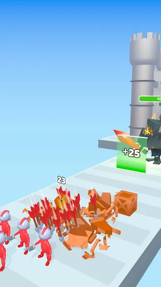 Flippy Arrow MOD APK: Больше стрел и бонусов — скриншот 2