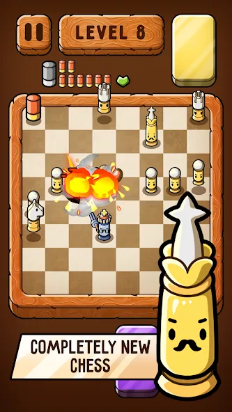 Скачать Bullet Chess: Board Shootout мод — Безлимитные деньги и патроны — скриншот 3