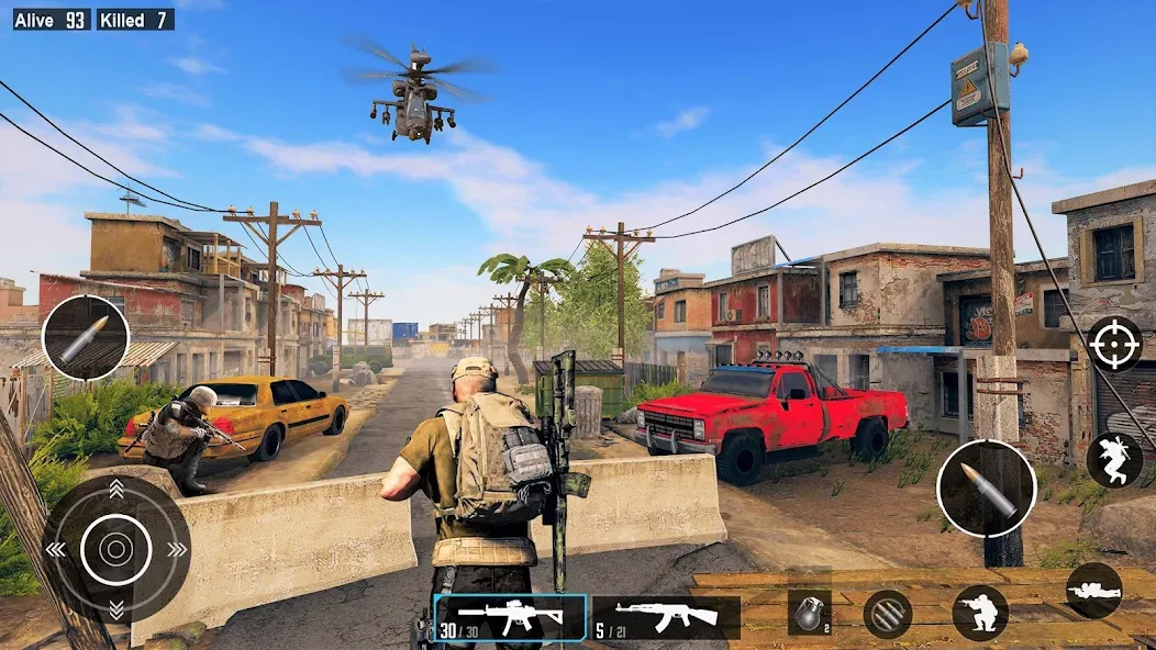 Commando Gun Shooting Games мод на Андроид: Безлимитные патроны и здоровье — скриншот 1 Commando Gun Shooting Games мод на Андроид: Безлимитные патроны и здоровье — скриншот 1