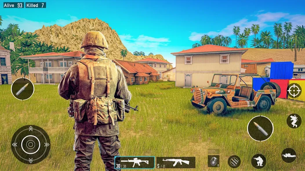 Commando Gun Shooting Games мод на Андроид: Безлимитные патроны и здоровье — скриншот 3 Commando Gun Shooting Games мод на Андроид: Безлимитные патроны и здоровье — скриншот 3