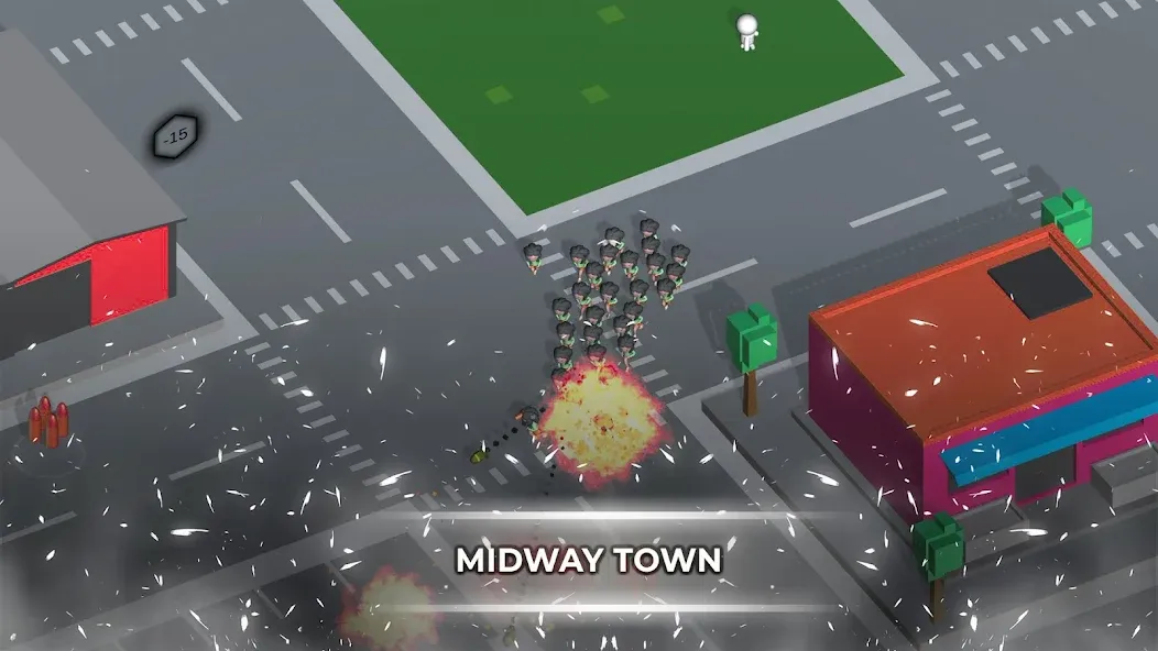Crowd War - Action Game (Мод: Безлимитные монеты и усиленная армия) — скачать на Андроид — скриншот 3