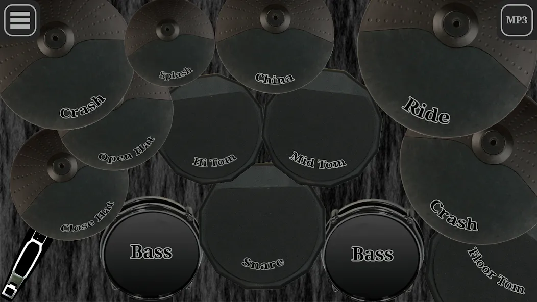 Скачать Drum kit (Drums] free мод — Реалистичные барабаны без рекламы — скриншот 2