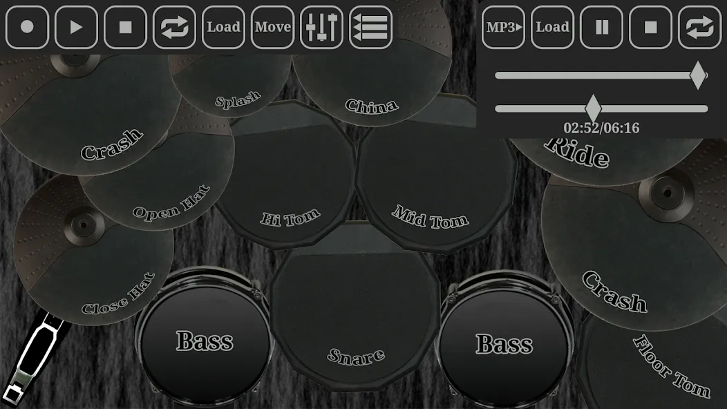 Скачать Drum kit (Drums] free мод — Реалистичные барабаны без рекламы — скриншот 4