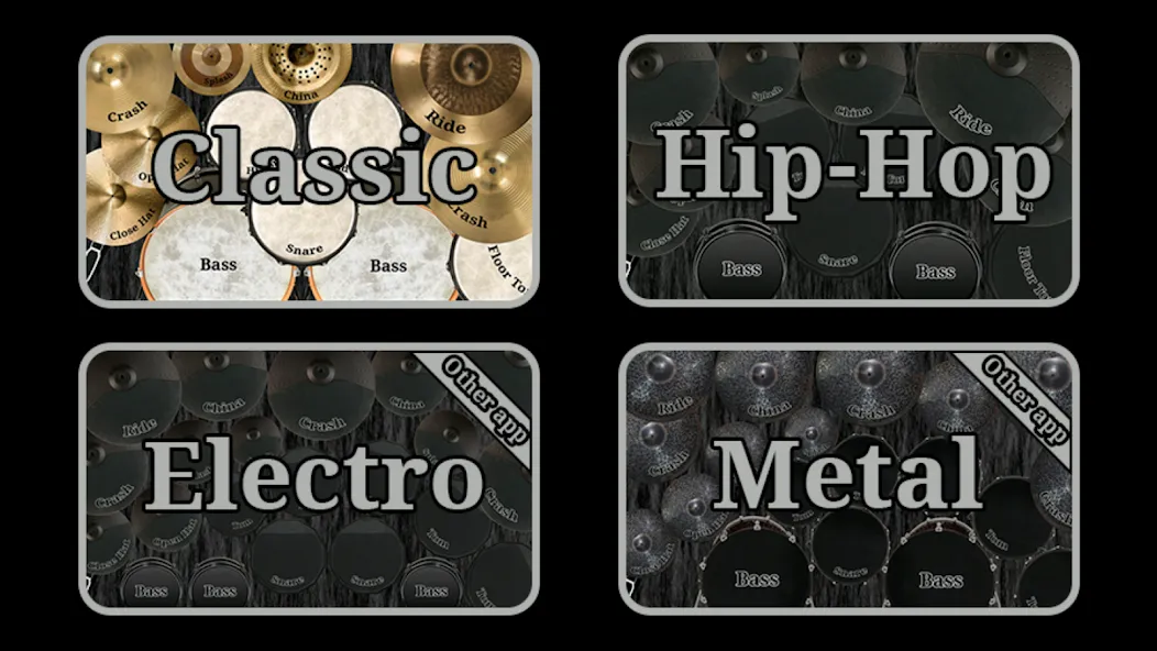 Скачать Drum kit (Drums] free мод — Реалистичные барабаны без рекламы — скриншот 5