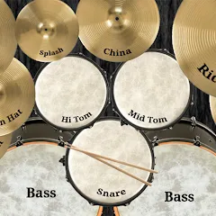 Скачать Drum kit (Drums] free мод — Реалистичные барабаны без рекламы