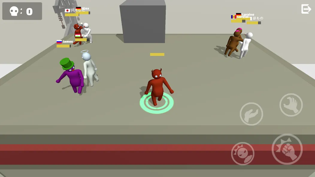 Скачать Noodleman.io 2 - Fight Party на Андроид с модом — Много денег и все скины — скриншот 2