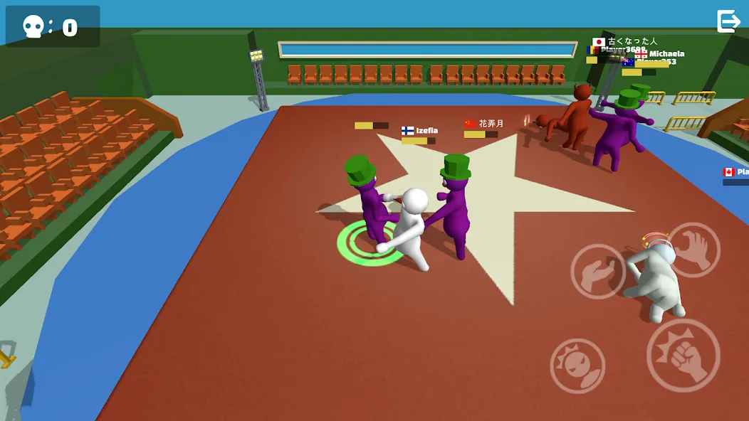 Скачать Noodleman.io 2 - Fight Party на Андроид с модом — Много денег и все скины — скриншот 3