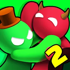 Скачать Noodleman.io 2 - Fight Party на Андроид с модом — Много денег и все скины