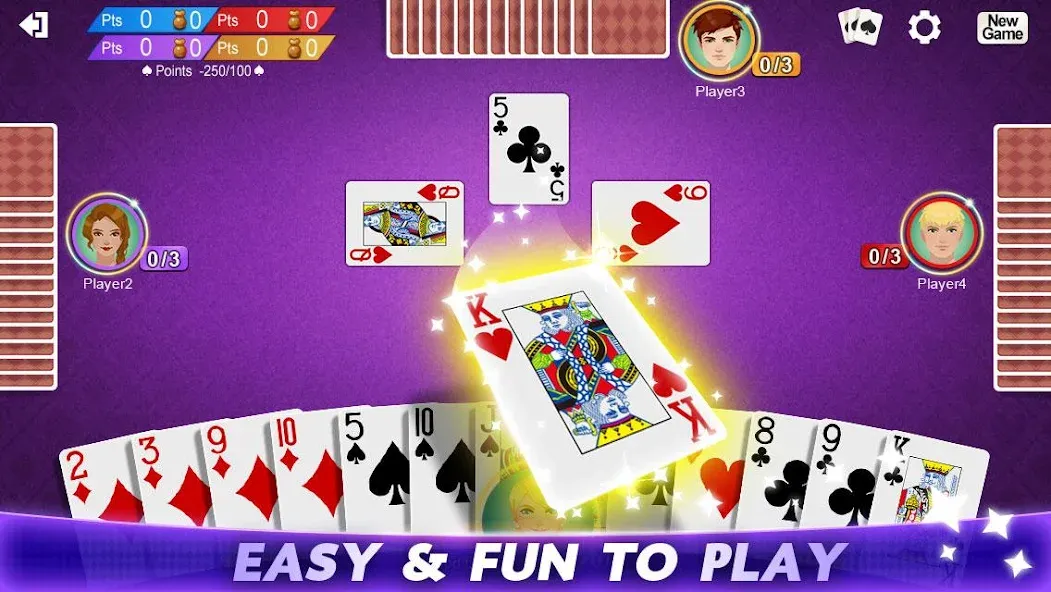 Spades — Безлимитные монеты и подсказки, скачать мод APK — скриншот 2