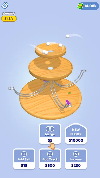 Скачать мод Spinning Balls — Без рекламы и бесконечные жизни — скриншот 2