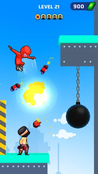 Web Master: Stickman Superhero — последняя версия с модом (Безлимитные деньги и усиленный герой) — скриншот 4 Web Master: Stickman Superhero — последняя версия с модом (Безлимитные деньги и усиленный герой) — скриншот 4