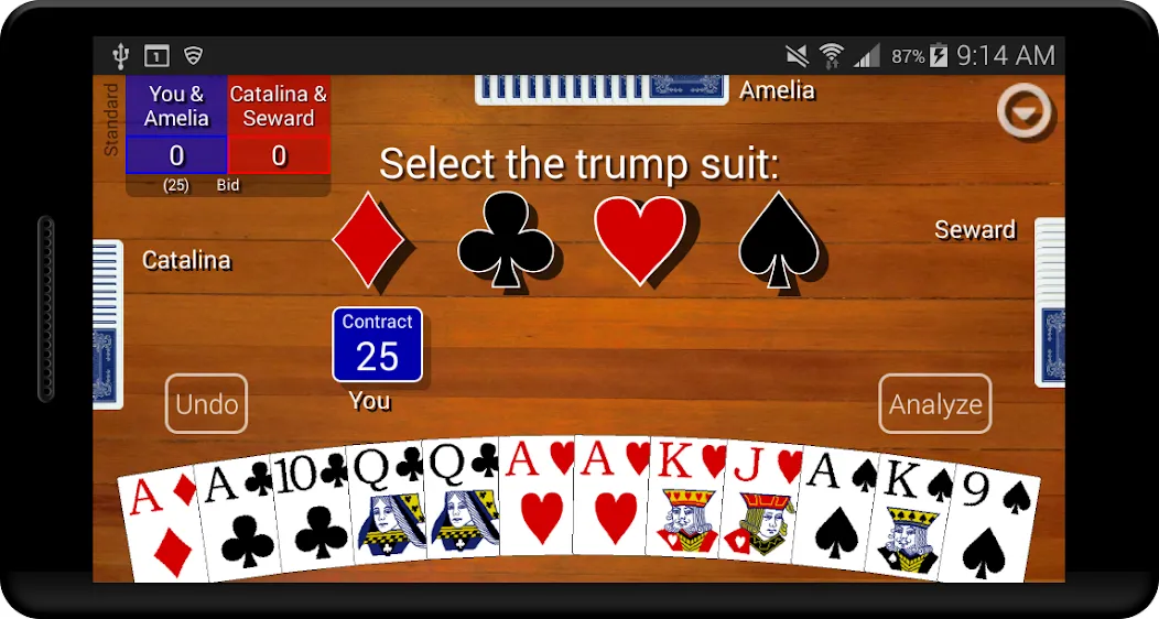 Скачать Pinochle Classic бесплатно — Классическая карточная игра без рекламы — скриншот 4 Скачать Pinochle Classic бесплатно — Классическая карточная игра без рекламы — скриншот 4