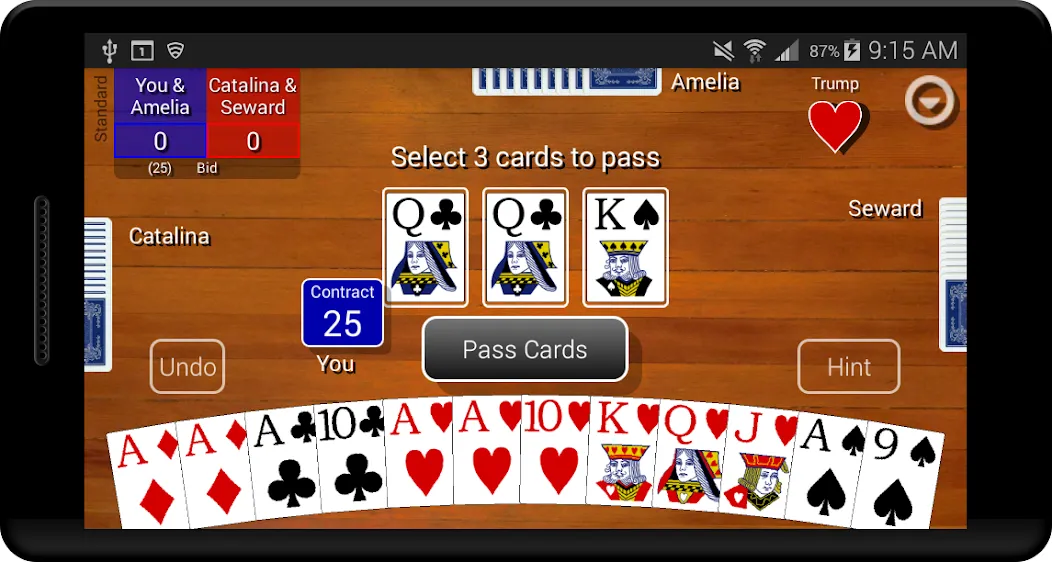 Скачать Pinochle Classic бесплатно — Классическая карточная игра без рекламы — скриншот 5 Скачать Pinochle Classic бесплатно — Классическая карточная игра без рекламы — скриншот 5