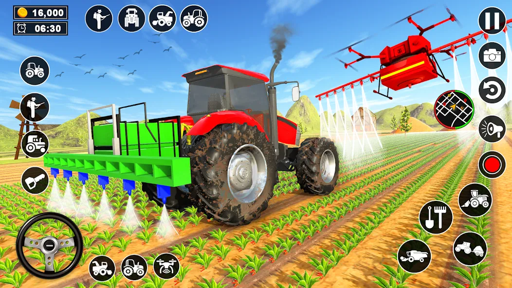 Скачать Real Tractor Driving Simulator последней версии — Реалистичное управление трактором без рекламы — скриншот 4