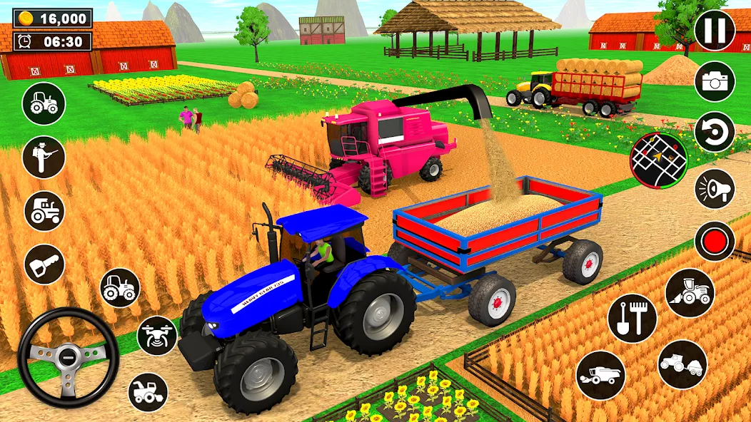 Скачать Real Tractor Driving Simulator последней версии — Реалистичное управление трактором без рекламы — скриншот 5