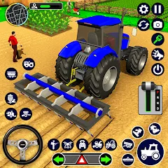 Скачать Real Tractor Driving Simulator последней версии — Реалистичное управление трактором без рекламы