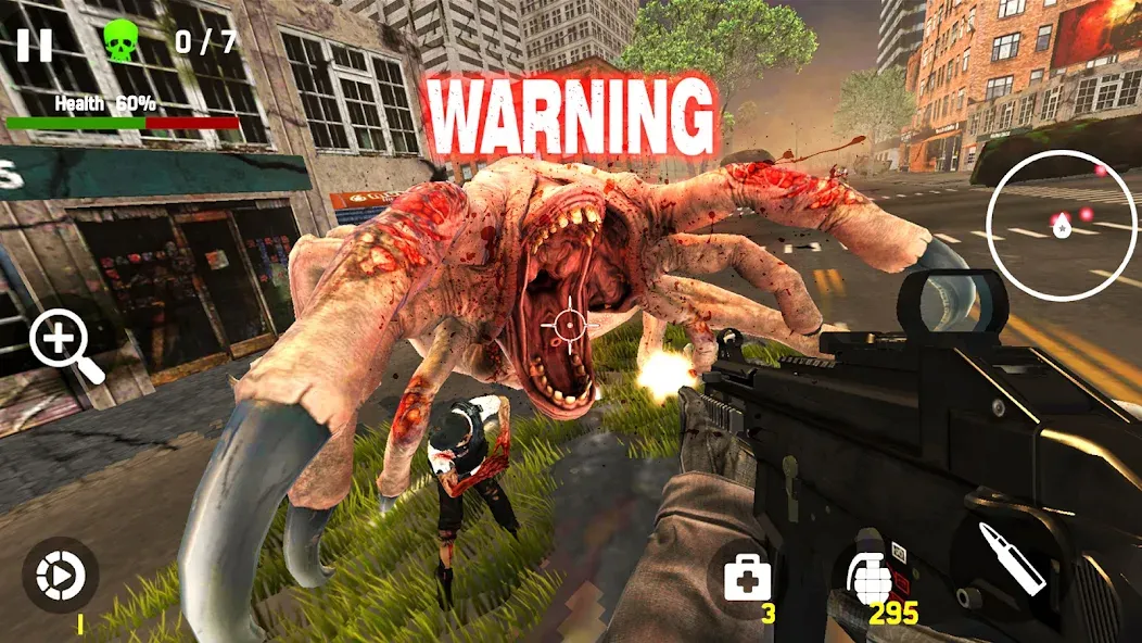 Zombie Hunter - Shooting Game взломанный APK — Безлимитные патроны и улучшения — скриншот 4 Zombie Hunter - Shooting Game взломанный APK — Безлимитные патроны и улучшения — скриншот 4
