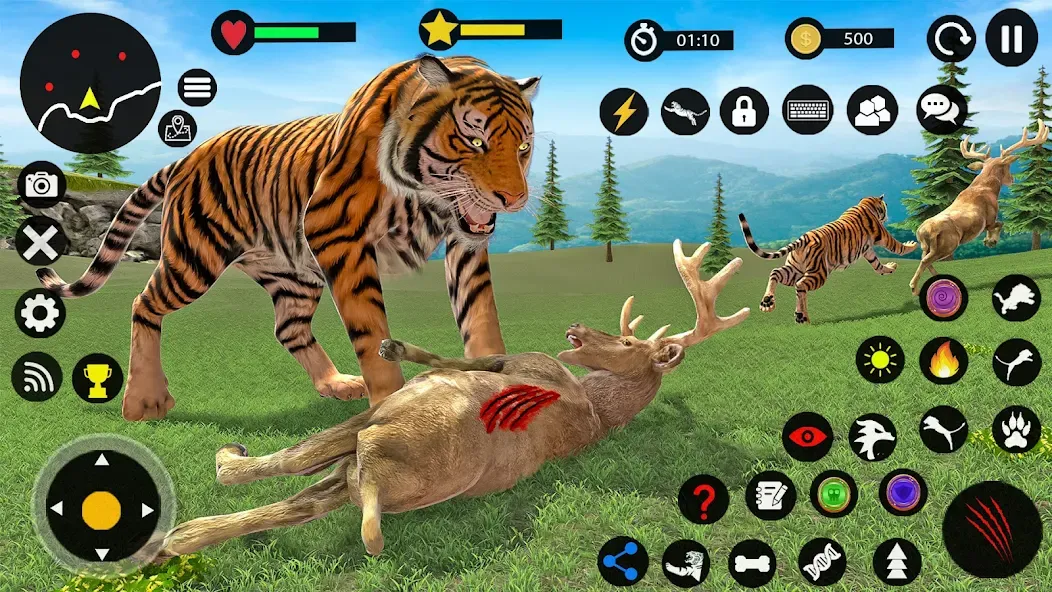 Tiger Games: Tiger Sim Offline взломанный APK — Безлимитные деньги и энергия — скриншот 1 Tiger Games: Tiger Sim Offline взломанный APK — Безлимитные деньги и энергия — скриншот 1