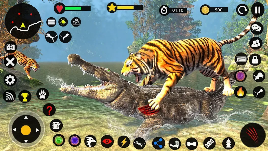Tiger Games: Tiger Sim Offline взломанный APK — Безлимитные деньги и энергия — скриншот 3 Tiger Games: Tiger Sim Offline взломанный APK — Безлимитные деньги и энергия — скриншот 3