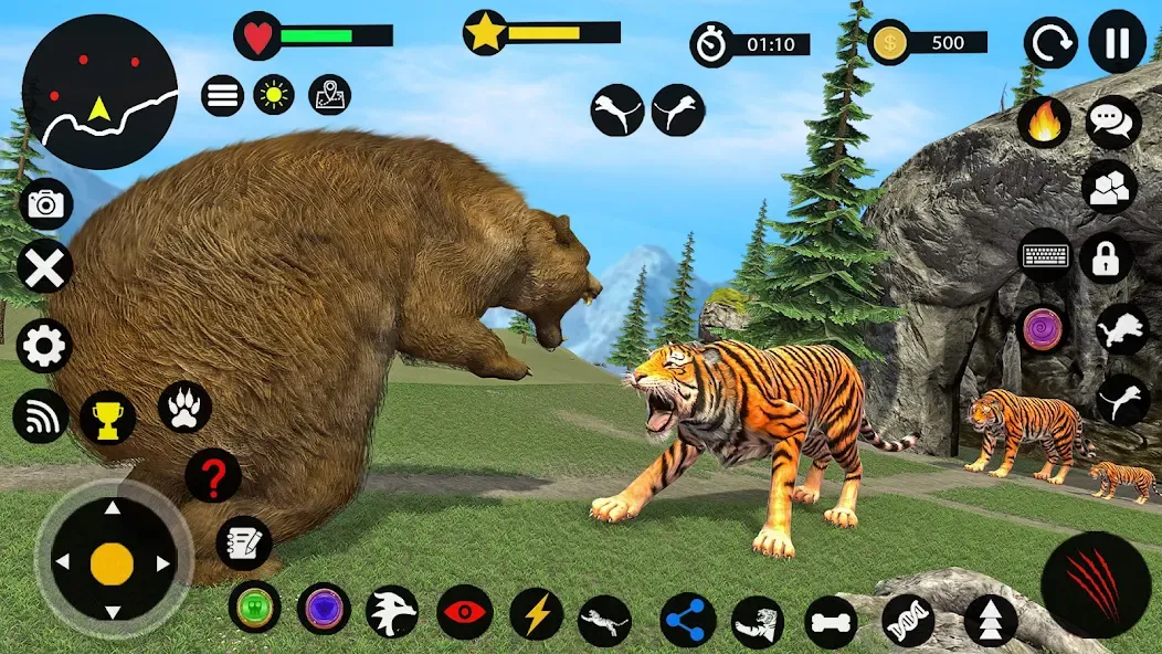 Tiger Games: Tiger Sim Offline взломанный APK — Безлимитные деньги и энергия — скриншот 5 Tiger Games: Tiger Sim Offline взломанный APK — Безлимитные деньги и энергия — скриншот 5