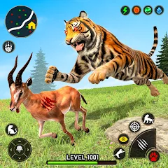 Tiger Games: Tiger Sim Offline взломанный APK — Безлимитные деньги и энергия