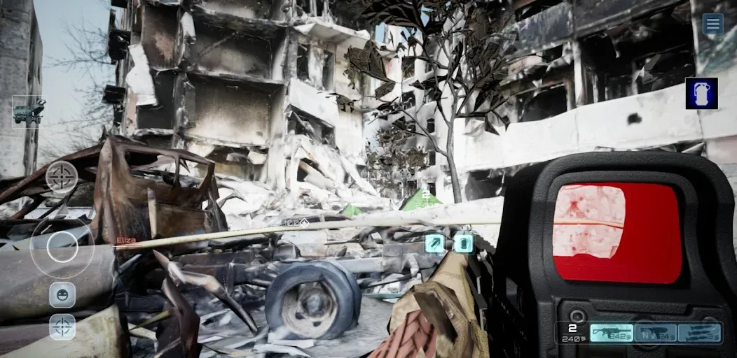Shooter War WW3 CoopValor 2056 взломанный APK — Безлимитные патроны и здоровье — скриншот 5