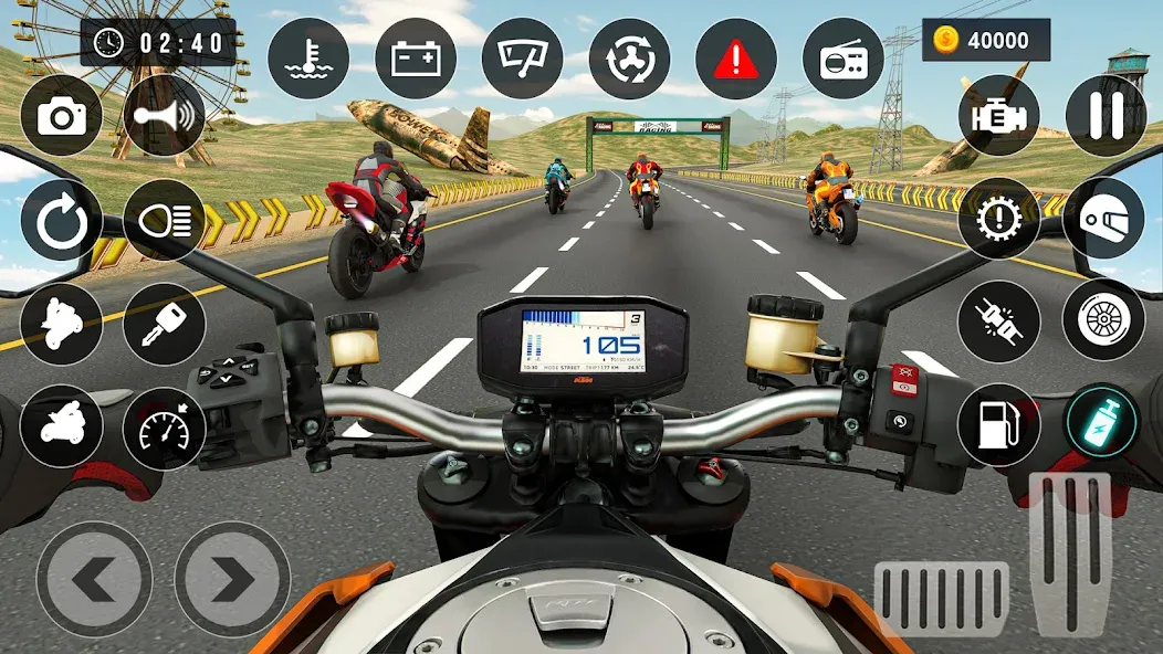 Bike Racing Games - Bike Game — взломанная версия, Безлимитные деньги и топливо — скриншот 2