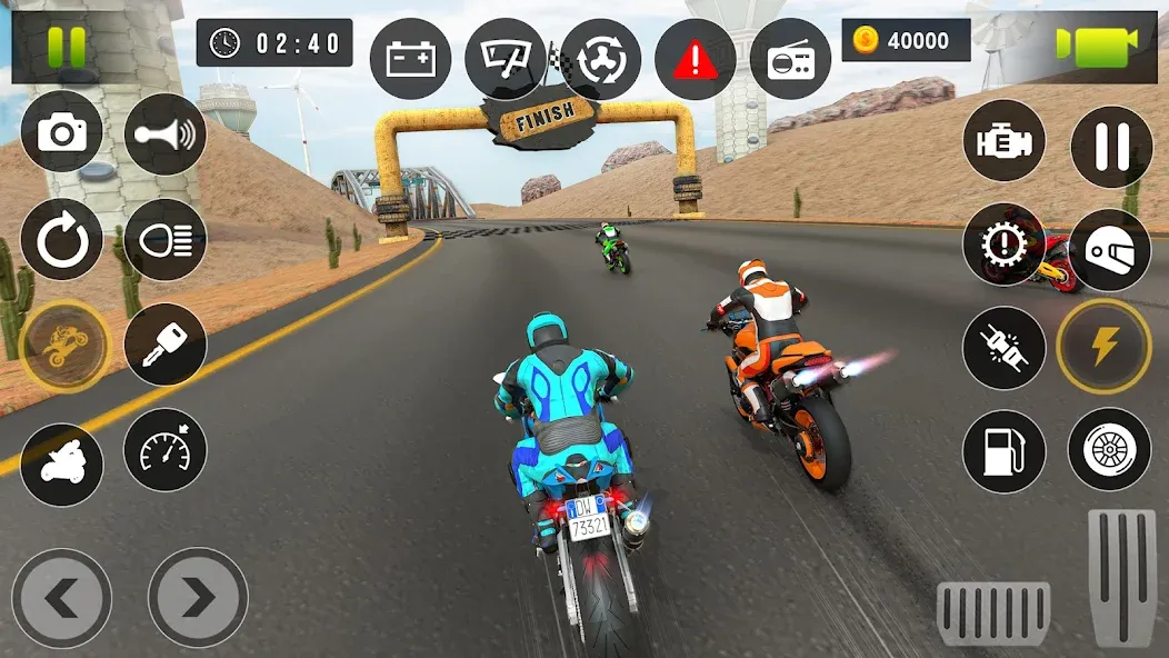 Bike Racing Games - Bike Game — взломанная версия, Безлимитные деньги и топливо — скриншот 5