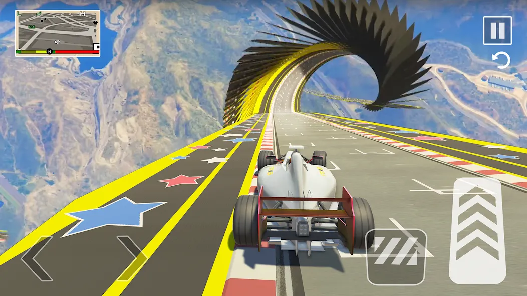 Formula Car Stunt - Car Games бесплатно на Андроид — мод: Безлимитные деньги и все машины открыты — скриншот 5
