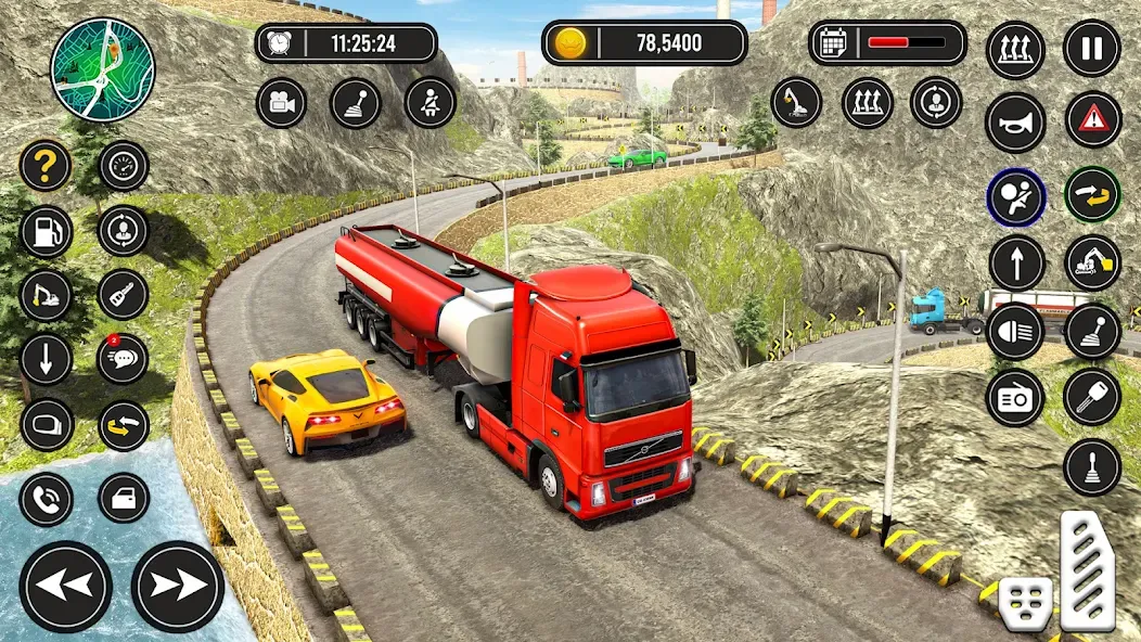 Truck Simulator - Truck Games — взломанная версия, Безлимитные деньги и топливо — скриншот 3 Truck Simulator - Truck Games — взломанная версия, Безлимитные деньги и топливо — скриншот 3