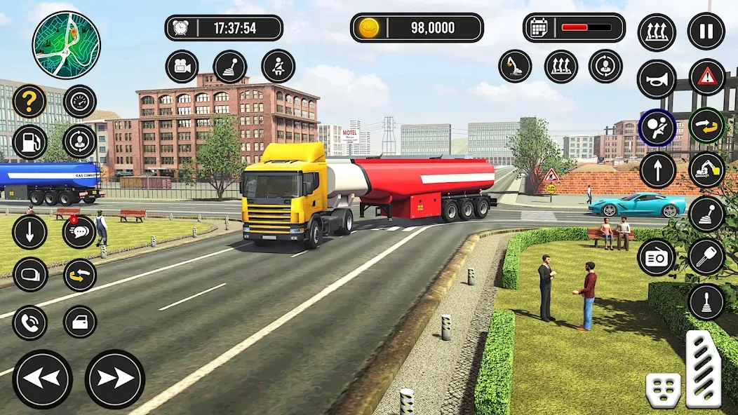 Truck Simulator - Truck Games — взломанная версия, Безлимитные деньги и топливо — скриншот 4 Truck Simulator - Truck Games — взломанная версия, Безлимитные деньги и топливо — скриншот 4