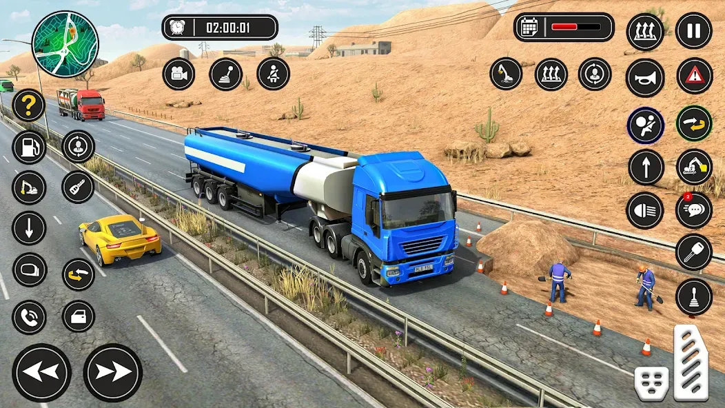 Truck Simulator - Truck Games — взломанная версия, Безлимитные деньги и топливо — скриншот 5 Truck Simulator - Truck Games — взломанная версия, Безлимитные деньги и топливо — скриншот 5