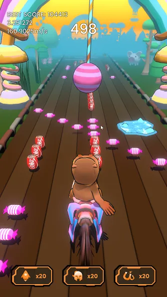 Hippo Dash взлом на Андроид — Безлимитные жизни и ускорение скорости — скриншот 2 Hippo Dash взлом на Андроид — Безлимитные жизни и ускорение скорости — скриншот 2