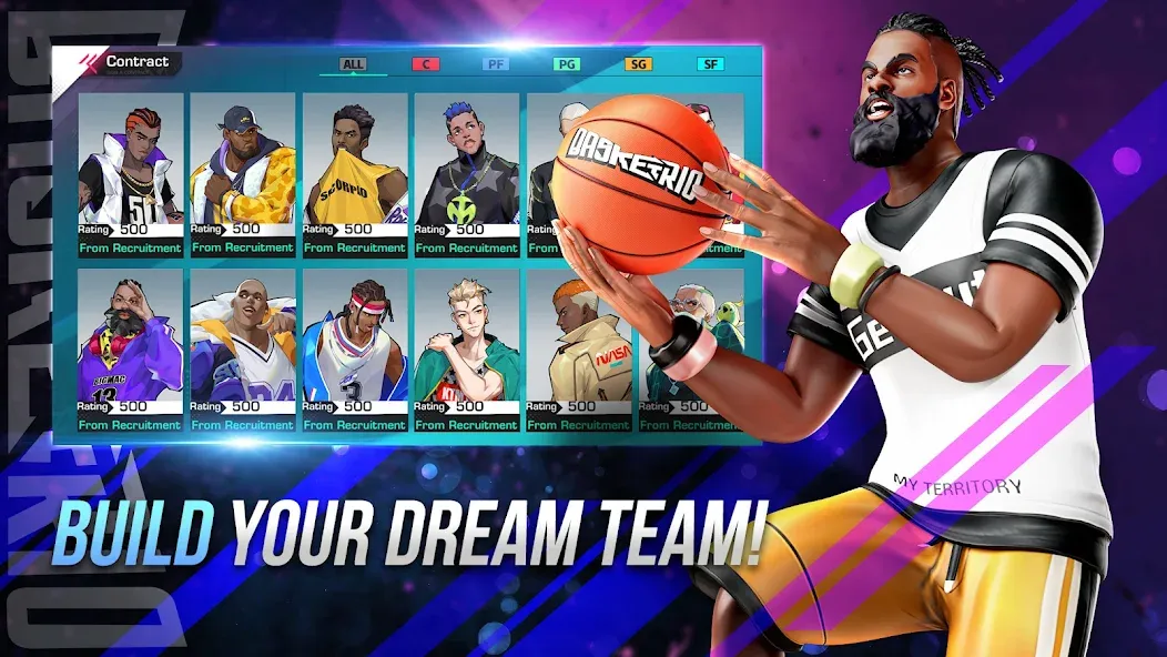 Basketrio - Allstar Streetball — Безлимитные деньги и все игроки открыты, скачать мод APK — скриншот 3 Basketrio - Allstar Streetball — Безлимитные деньги и все игроки открыты, скачать мод APK — скриншот 3