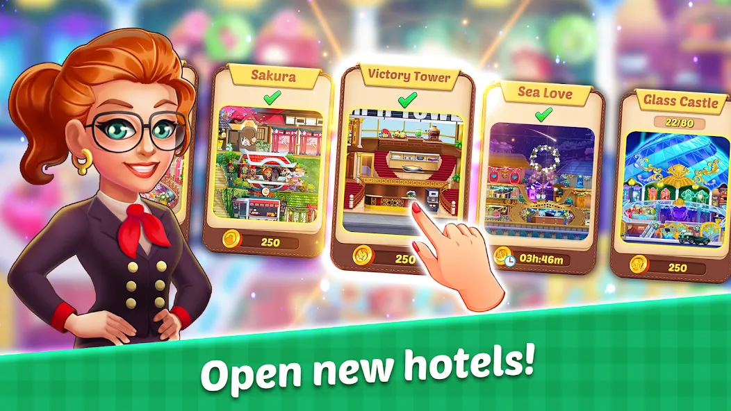 Hotel Madness Grand Hotel взлом APK — Безлимитные деньги и открыты все уровни — скриншот 2 Hotel Madness Grand Hotel взлом APK — Безлимитные деньги и открыты все уровни — скриншот 2