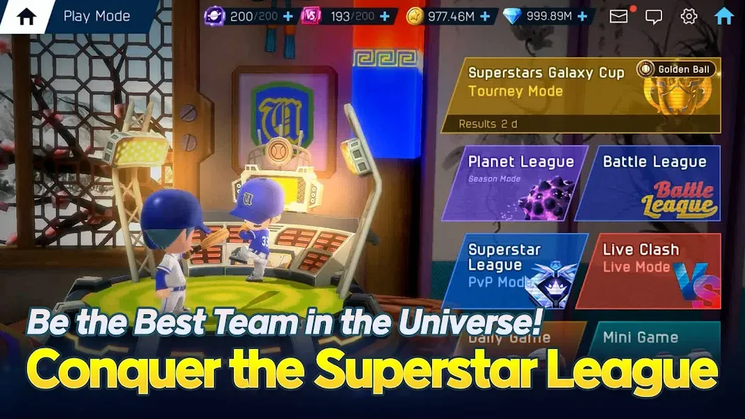 Мод Baseball Superstars 2024 — Безлимитные деньги и энергия, скачать APK — скриншот 4 Мод Baseball Superstars 2024 — Безлимитные деньги и энергия, скачать APK — скриншот 4