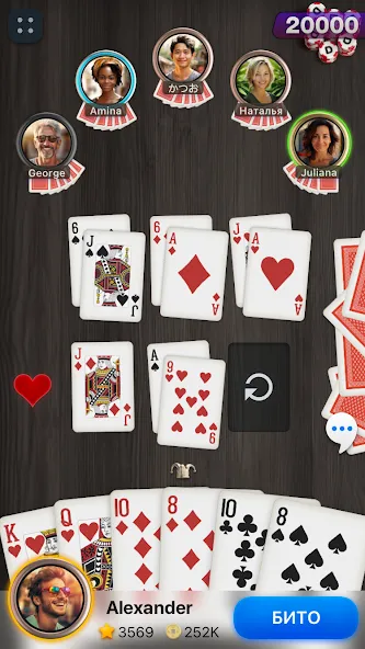 Durak Championship — взломанная версия, Безлимитные монеты и все уровни — скриншот 5