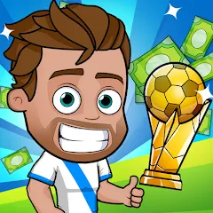Idle Soccer Story - Tycoon RPG бесплатно на Андроид — мод: Безлимитные деньги и энергия
