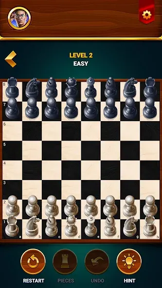 Chess - Offline Board Game мод на Андроид: Без рекламы и подсказки доступны — скриншот 1 Chess - Offline Board Game мод на Андроид: Без рекламы и подсказки доступны — скриншот 1