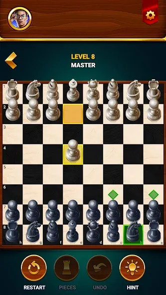 Chess - Offline Board Game мод на Андроид: Без рекламы и подсказки доступны — скриншот 4 Chess - Offline Board Game мод на Андроид: Без рекламы и подсказки доступны — скриншот 4